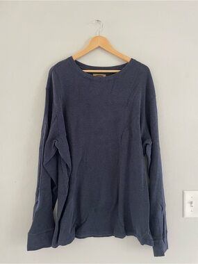 Mens The Foundry Supply Co. Blue Crewneck Sweater